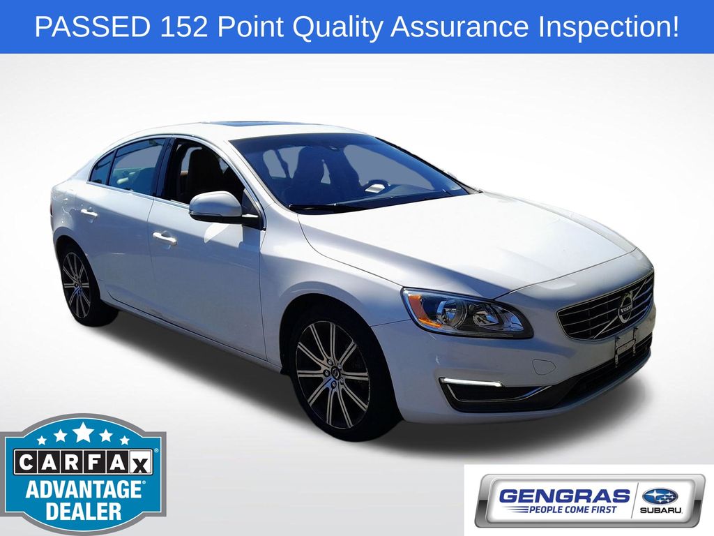 Crystal White Pearl 2017 Volvo S60 Sedan All-Wheel Drive Automatic