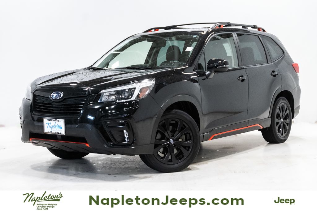 Crystal Black Silica 2021 Subaru Forester Sport Crossover AWD SUV / Crossover All-Wheel Drive Continuously Variable Transmission