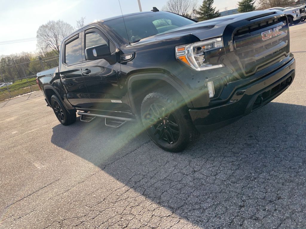 Black (Ebony Twilight Metallic) 2021 GMC Sierra 1500 Elevation Crew Cab 4WD Pickup Truck Four-Wheel Drive Automatic