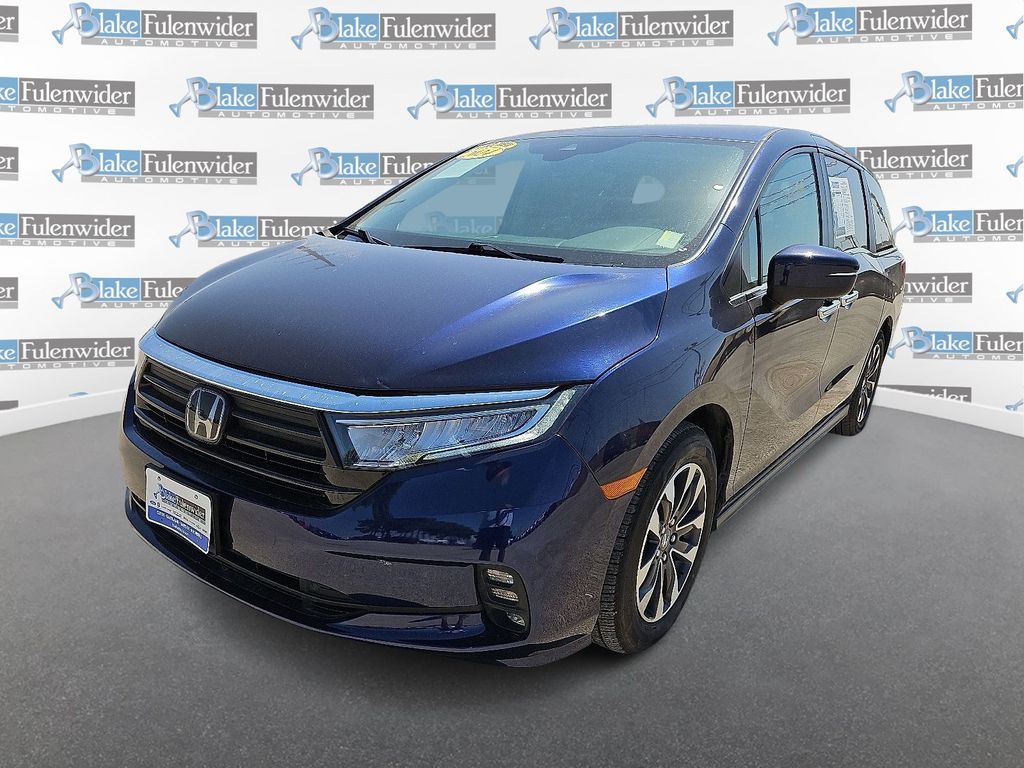 Blue 2024 Honda Odyssey Minivan Front-Wheel Drive Automatic