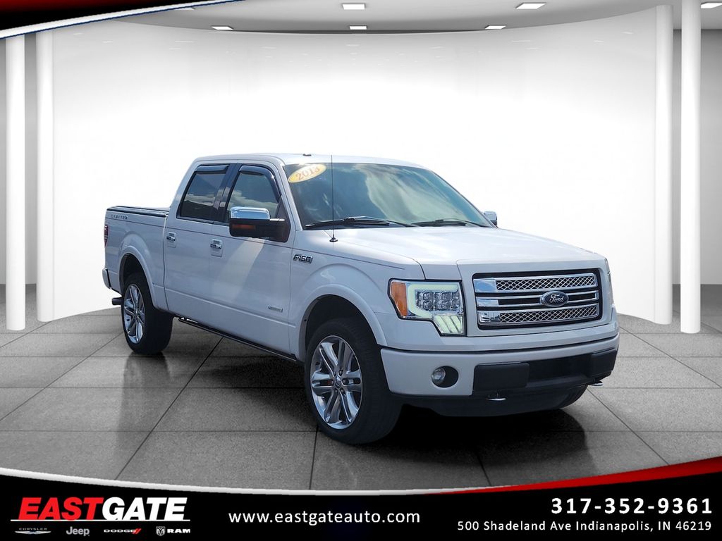 White Platinum Clearcoat Metallic 2013 Ford F-150 Pickup Truck Four-Wheel Drive 6-Speed Automatic