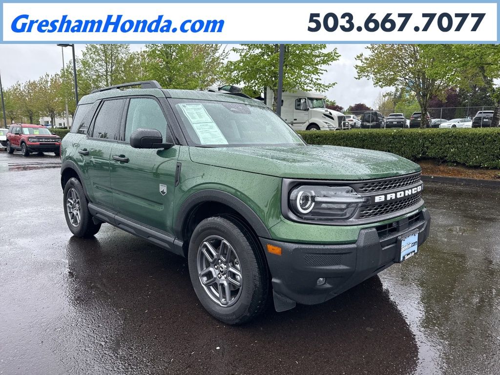 Eruption Green Metallic 2025 Ford Bronco Sport Big Bend AWD SUV / Crossover All-Wheel Drive 8-Speed Automatic
