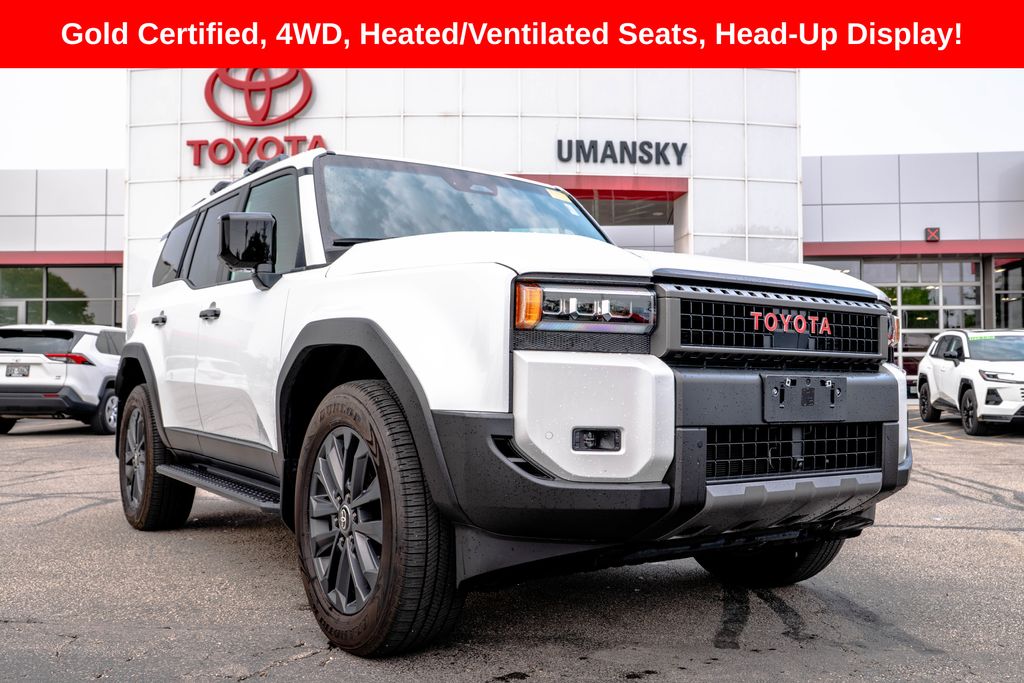 White (Wind Chill Pearl) 2024 Toyota Land Cruiser SUV / Crossover Four-Wheel Drive 8-Speed Automatic