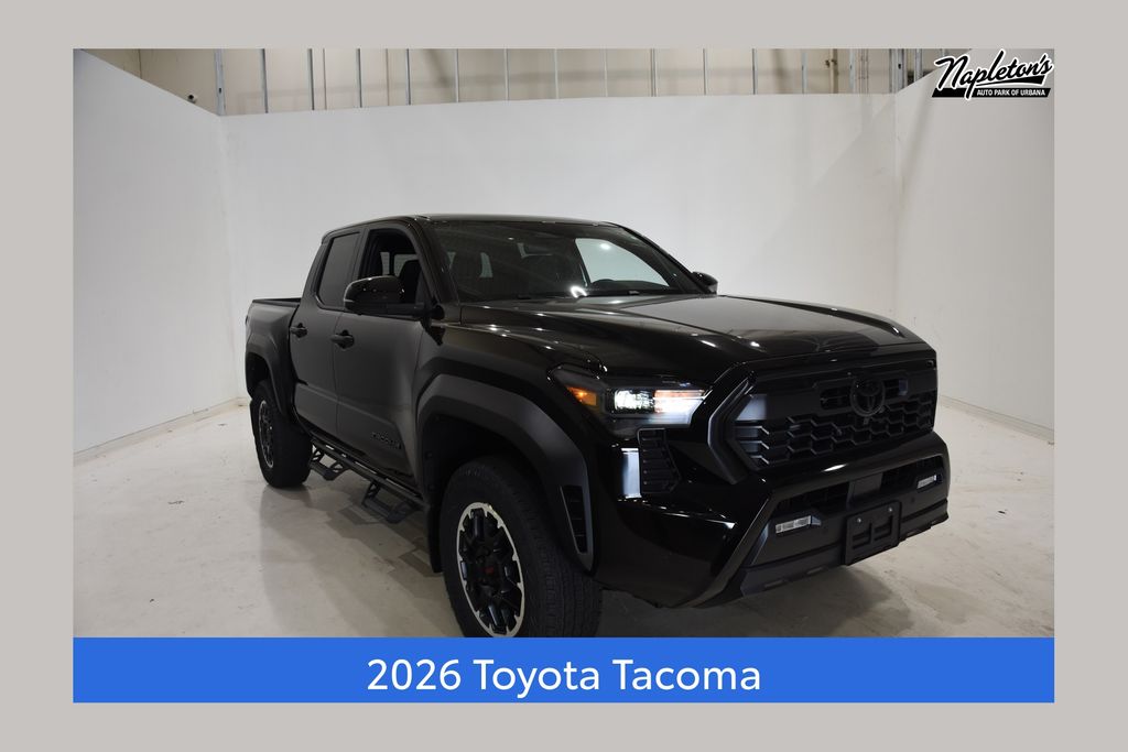 Black 2026 Toyota Tacoma Pickup Truck Four-Wheel Drive 8-Speed Automatic