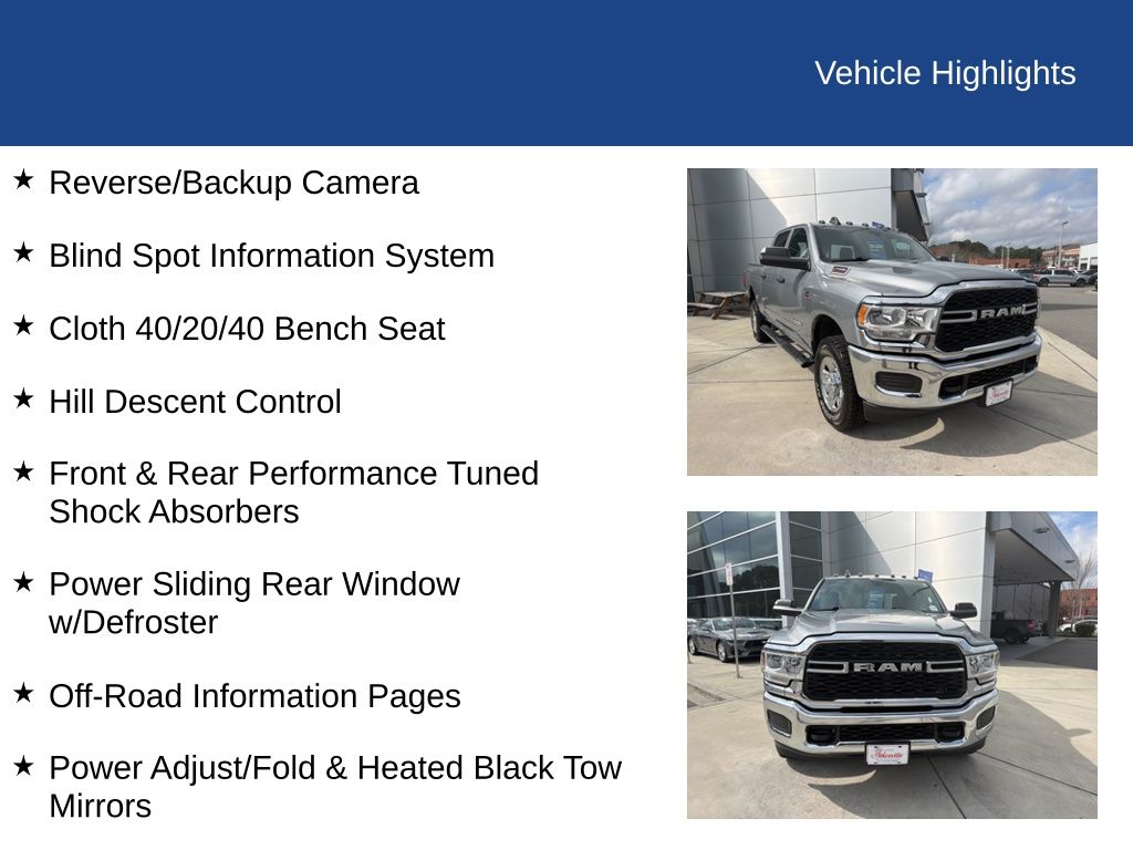 2021 Ram 2500 Tradesman Crew Cab 4x4 6'4" Box
