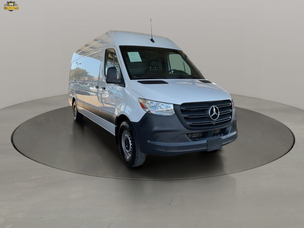 White 2024 Mercedes-Benz Sprinter Cargo 2500 170 High Roof RWD Van Rear-Wheel Drive 9-Speed Automatic