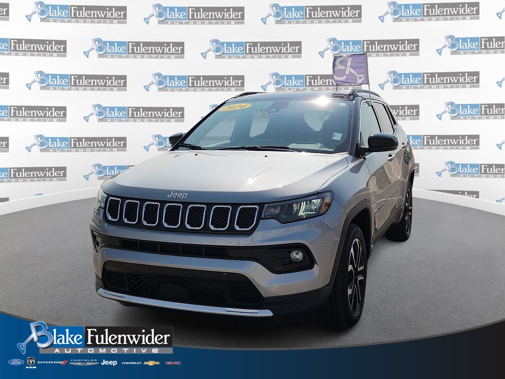 Silver 2024 Jeep Compass SUV / Crossover Four-Wheel Drive 8-Speed Automatic
