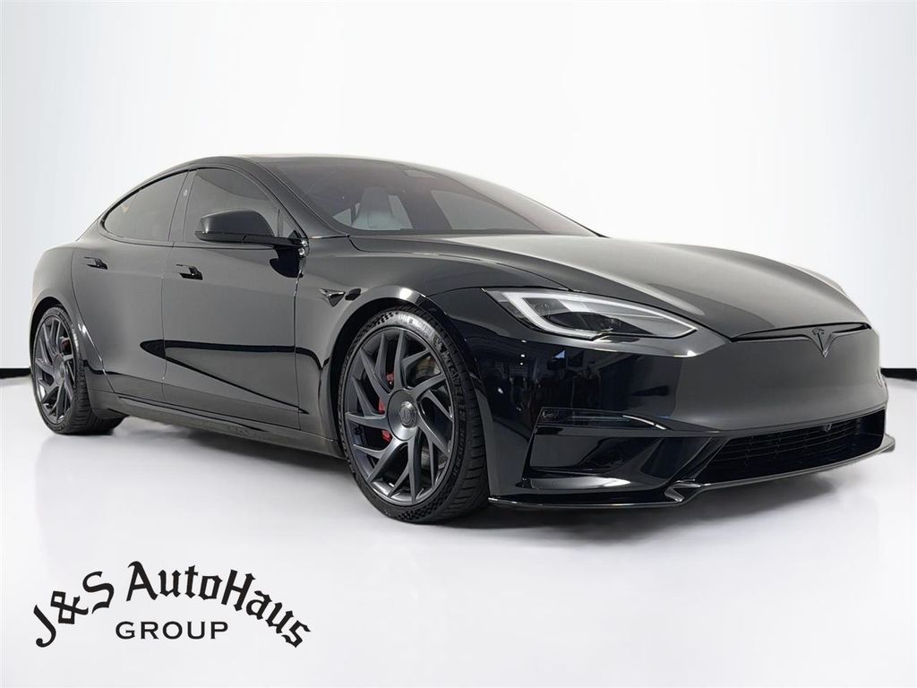 Black 2026 Tesla Model S Plaid AWD Sedan All-Wheel Drive 1-Speed Automatic