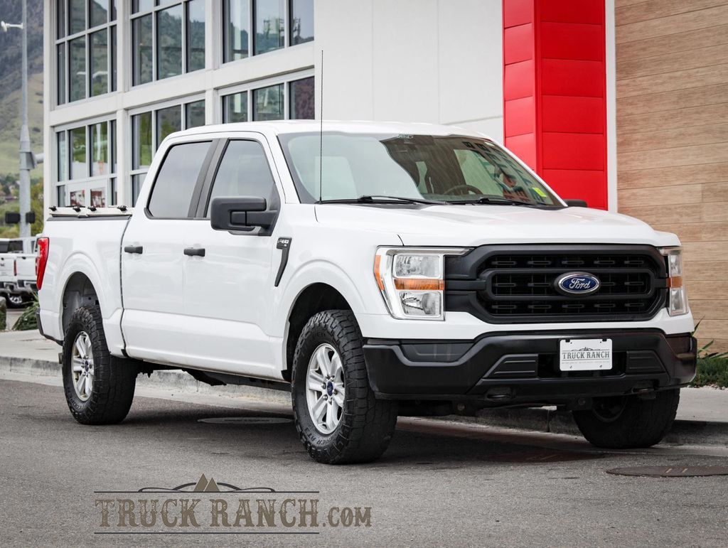 Oxford White 2021 Ford F-150 Pickup Truck Four-Wheel Drive Automatic