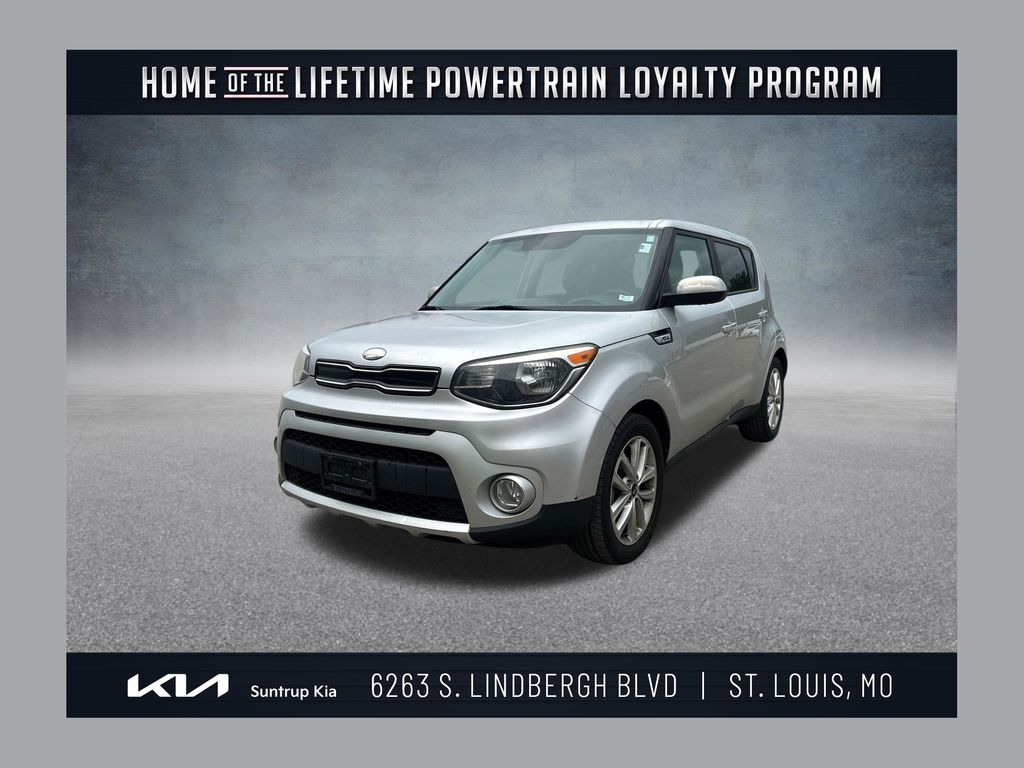 Bright Silver 2018 Kia Soul + Wagon Front-Wheel Drive 6-Speed Automatic