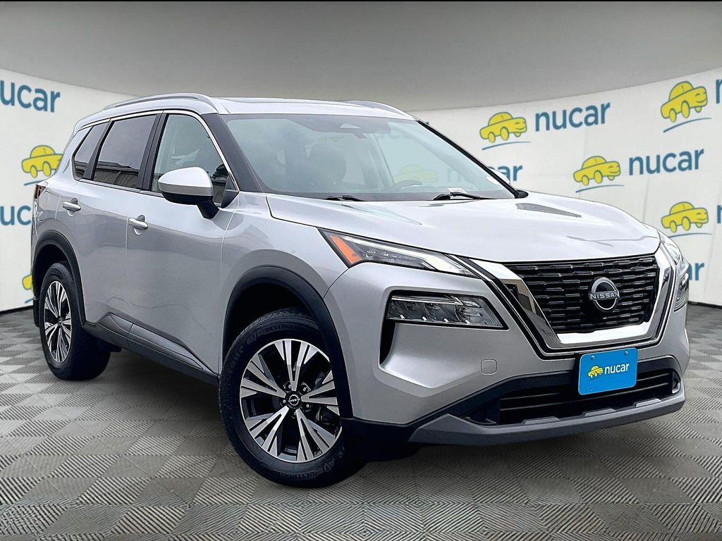 Brilliant Silver Metallic 2023 Nissan Rogue SUV / Crossover All-Wheel Drive Continuously Variable Transmission