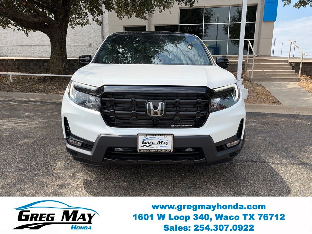 2026 Honda Ridgeline Black Edition White at Greg May Honda