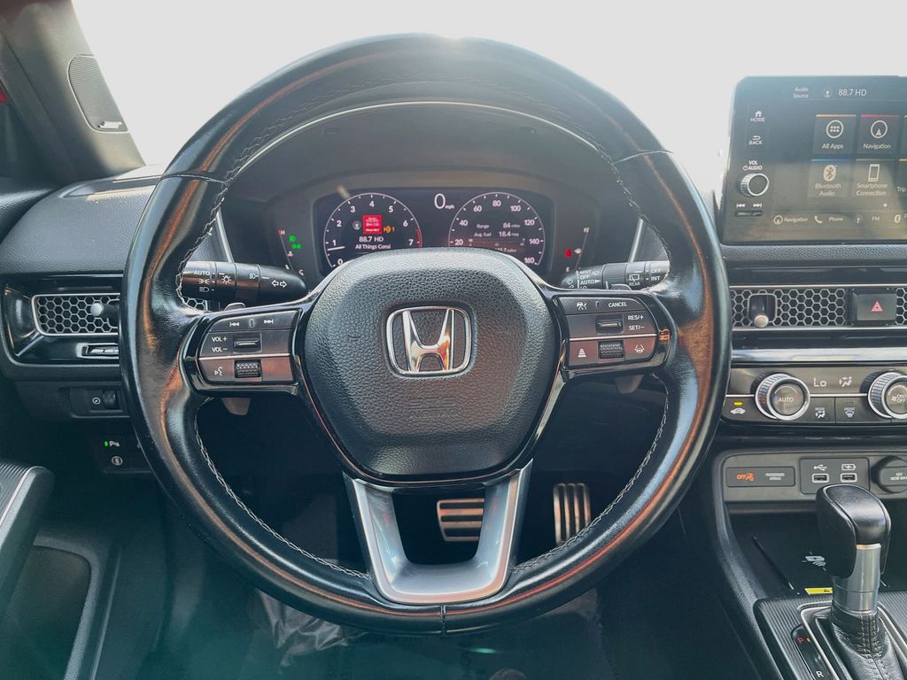 2022 Honda Civic Sport Touring Red at Don McGill Toyota