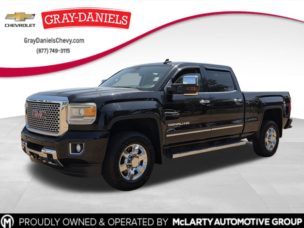 Onyx Black 2015 GMC Sierra 3500HD Pickup Truck Four-Wheel Drive 6-Speed Automatic