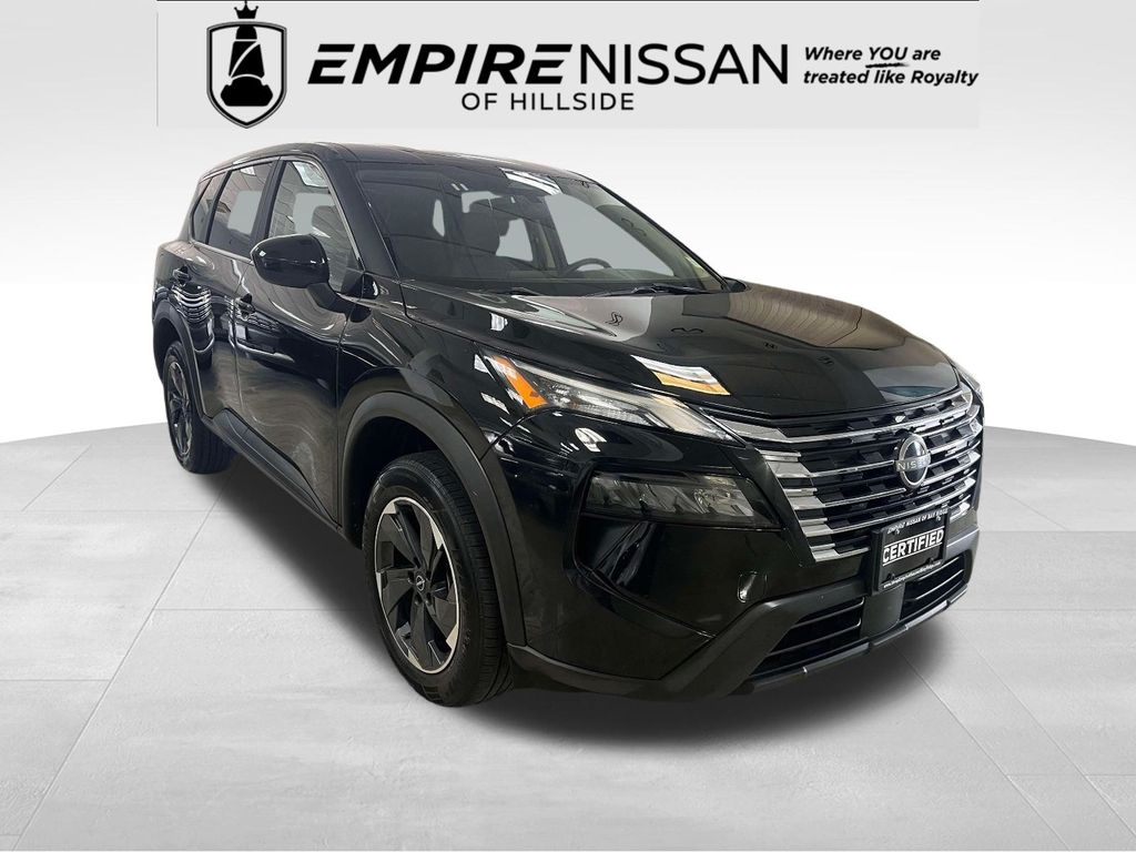 Super Black 2024 Nissan Rogue SUV / Crossover Front-Wheel Drive Continuously Variable Transmission