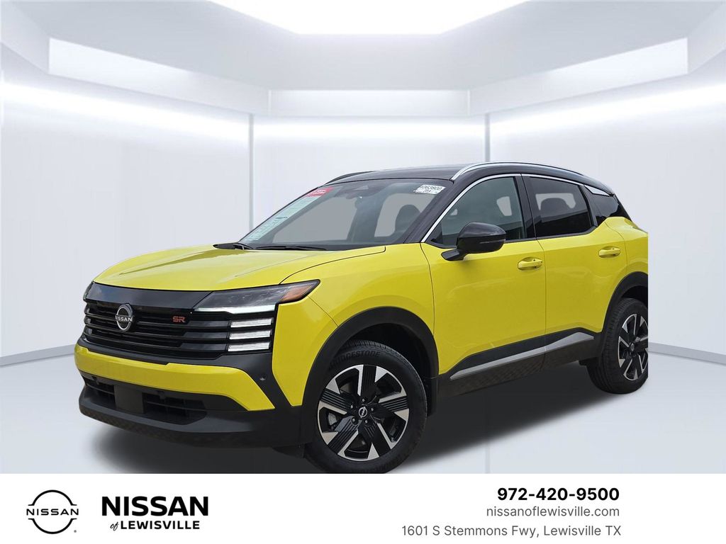 Yuzu Yellow/Super Black 2025 Nissan Kicks SUV / Crossover All-Wheel Drive Continuously Variable Transmission