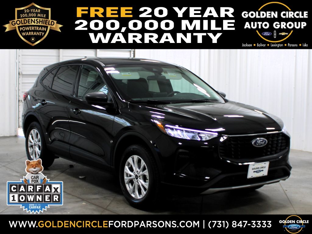 Agate Black Metallic 2025 Ford Escape SUV / Crossover All-Wheel Drive 8-Speed Automatic