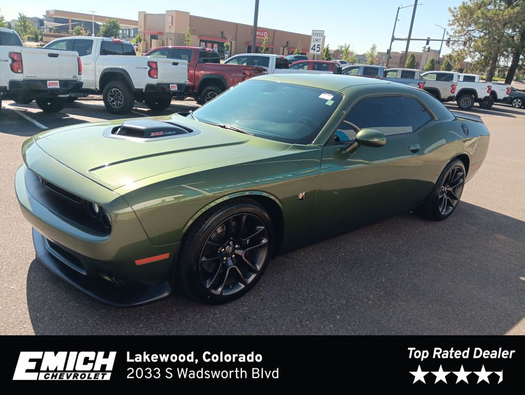 F8 Green 2021 Dodge Challenger Coupe Rear-Wheel Drive 8-Speed Automatic