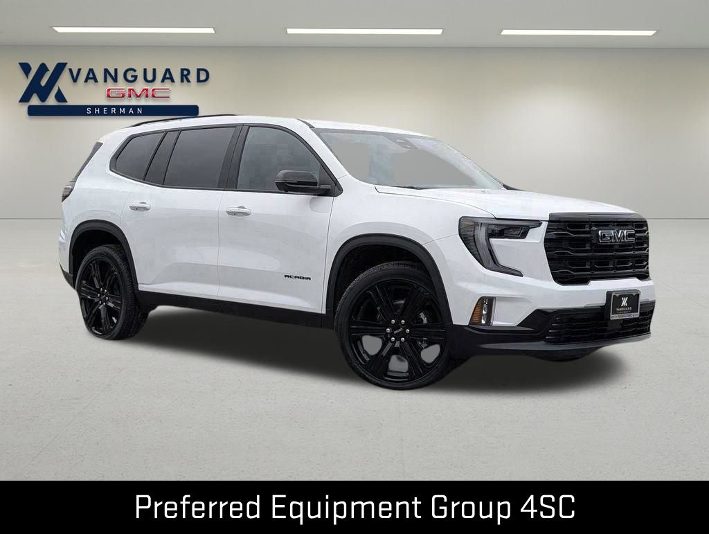 Summit White 2026 GMC Acadia Elevation FWD SUV / Crossover Front-Wheel Drive 8-Speed Automatic