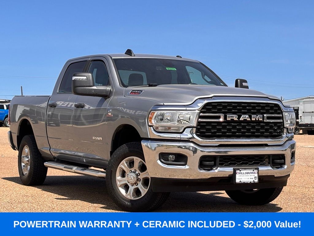 Billet Silver Metallic Clearcoat 2024 RAM 2500 Pickup Truck Four-Wheel Drive 6-Speed Automatic