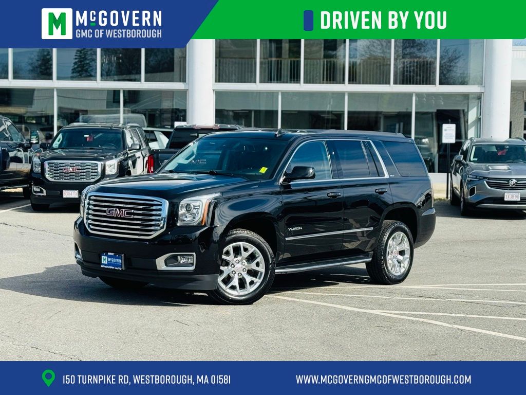 Onyx Black 2020 GMC Yukon SLT 4WD SUV / Crossover Four-Wheel Drive 6-Speed Automatic Overdrive