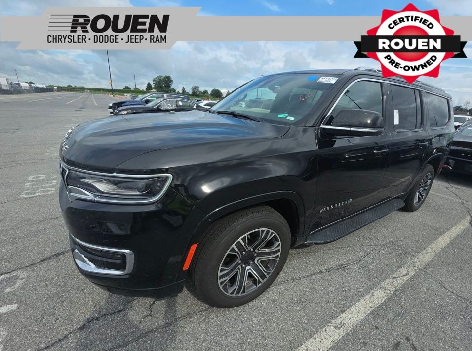Diamond Black Crystal Pearlcoat 2024 Jeep Wagoneer L SUV / Crossover Four-Wheel Drive 8-Speed Automatic