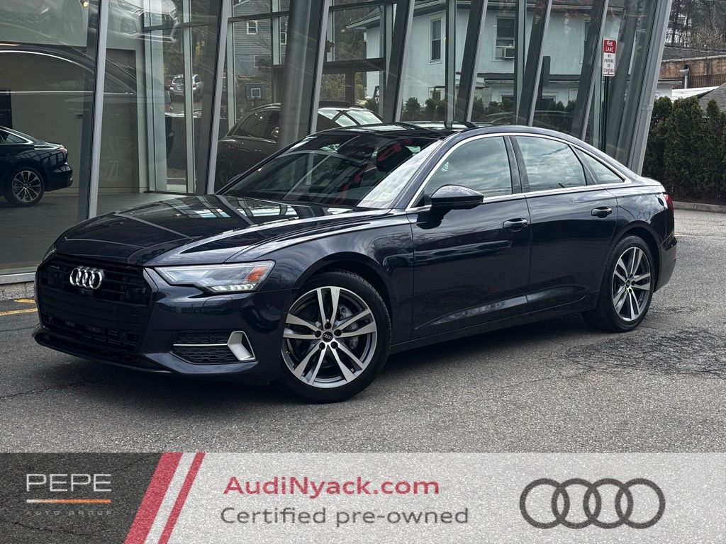 Firmament Blue Metallic 2023 Audi A6 quattro Premium Plus 45 TFSI Sedan All-Wheel Drive 7-Speed Automatic