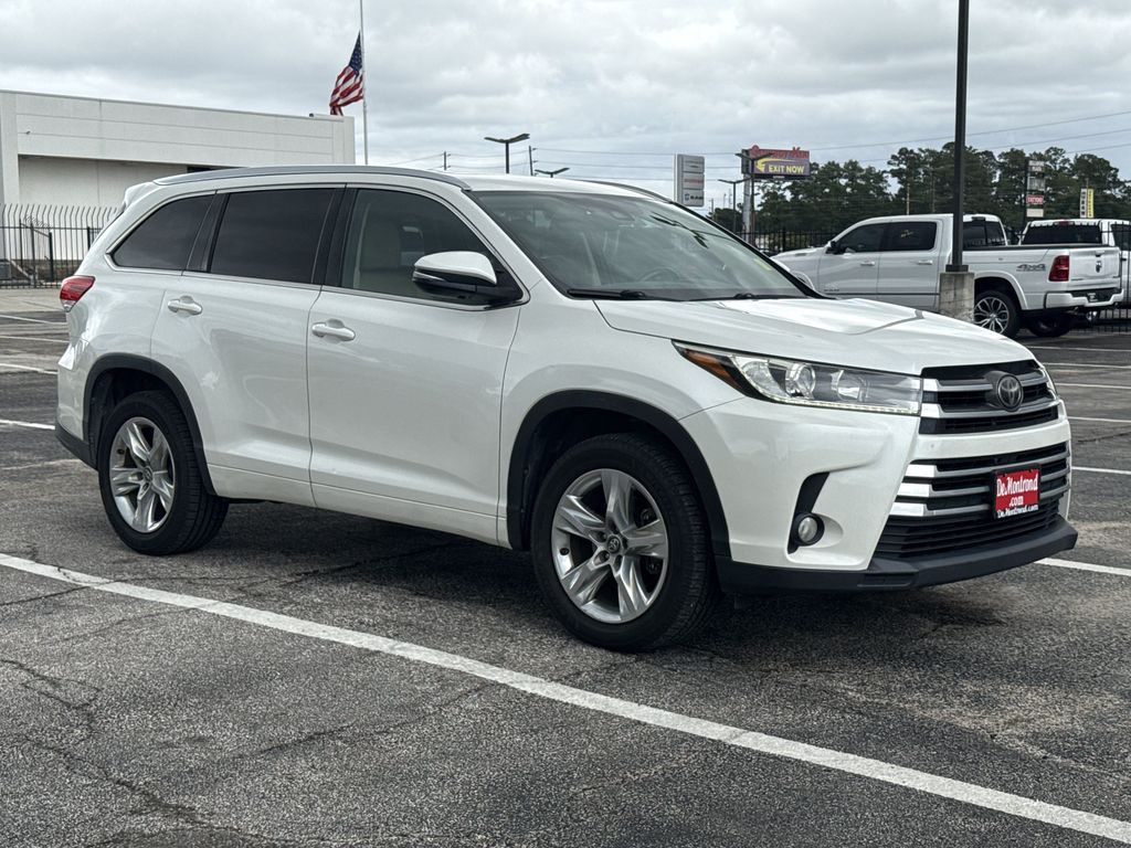 2018 Toyota Highlander Limited White at Big Star Chrysler Jeep Dodge Ram 