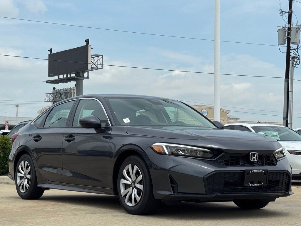2026 Honda Civic LX Gray at Bayway Cadillac of The Woodlands