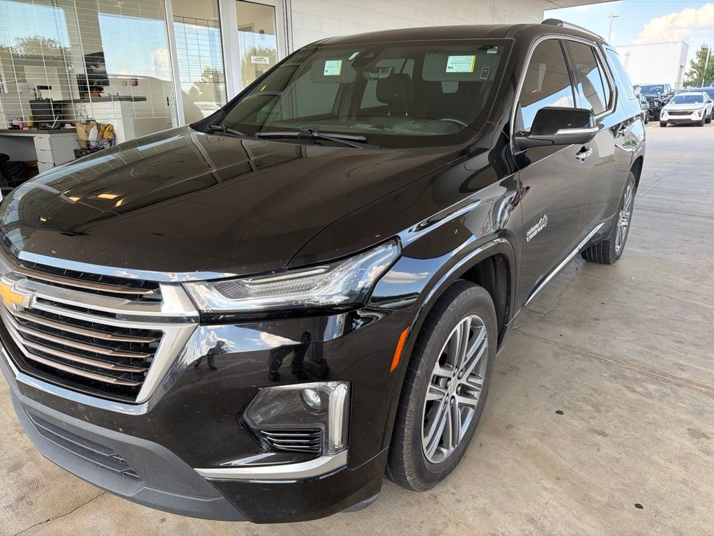 Mosaic Black Metallic 2023 Chevrolet Traverse SUV / Crossover Four-Wheel Drive 9-Speed Automatic