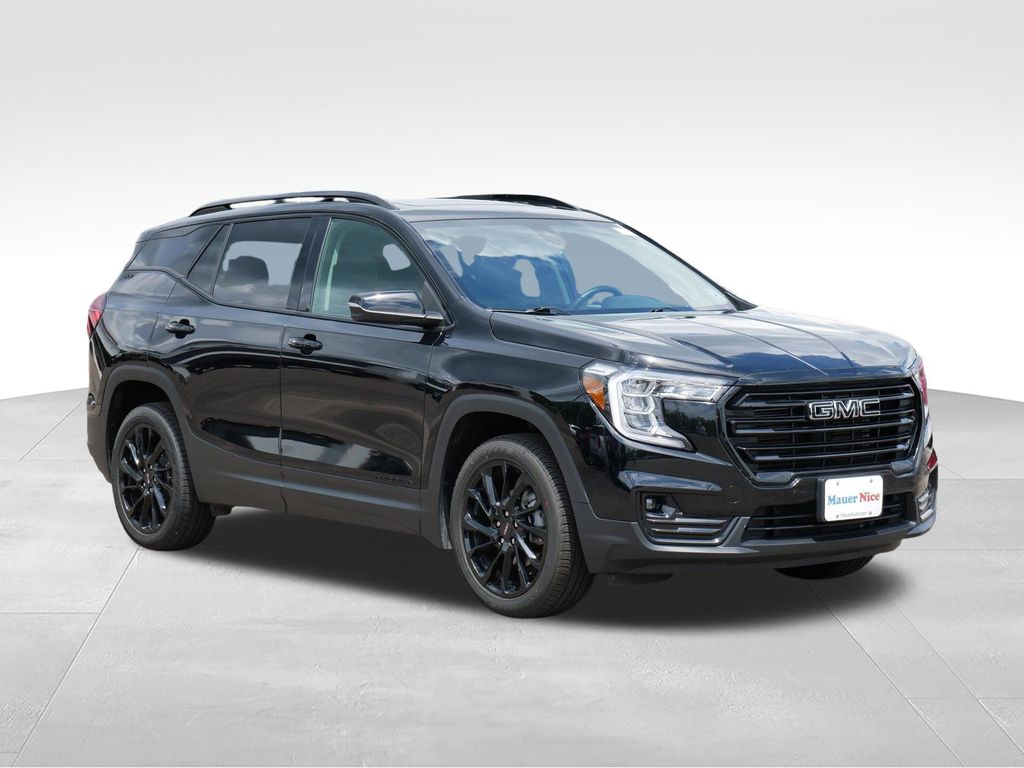 Black (Ebony Twilight Metallic) 2023 GMC Terrain SLT AWD SUV / Crossover All-Wheel Drive 9-Speed Automatic