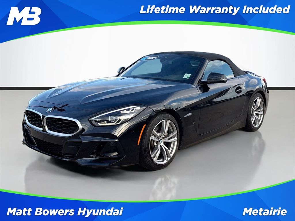 Black Sapphire Metallic 2025 BMW Z4 Convertible Rear-Wheel Drive 8-Speed Automatic