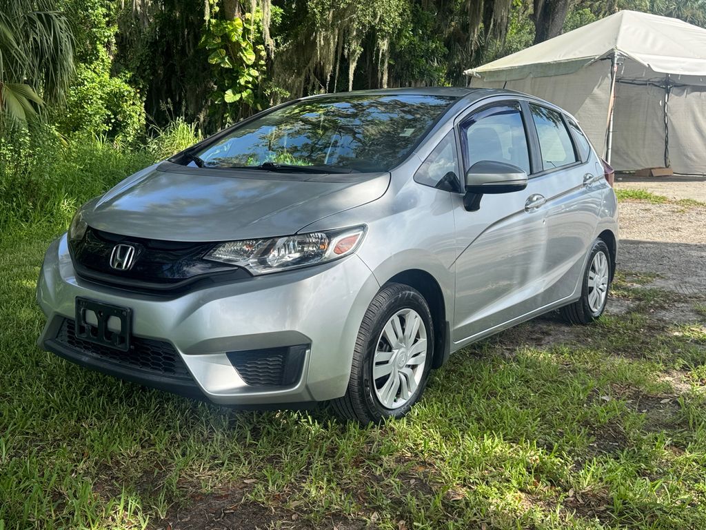 Alabaster Silver Metallic 2016 Honda Fit Hatchback Front-Wheel Drive Continuously Variable Transmission