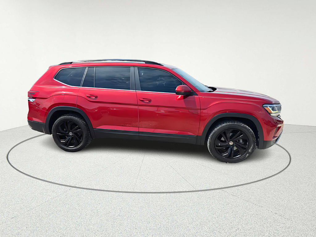 2022 Volkswagen Atlas 3.6L V6 SE w/Technology Red at DeMontrond Auto Country