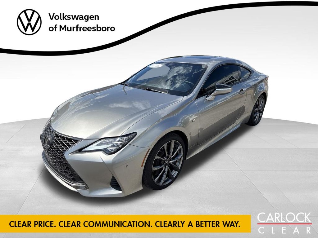 Atomic Silver 2020 Lexus RC Coupe Rear-Wheel Drive 8-Speed Automatic