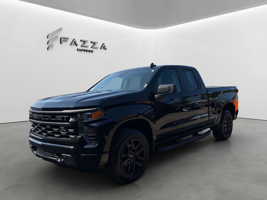 Black 2022 Chevrolet Silverado 1500 Pickup Truck Four-Wheel Drive 8-Speed Automatic
