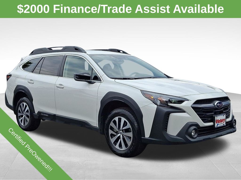 Crystal White Pearl 2025 Subaru Outback SUV / Crossover All-Wheel Drive Continuously Variable Transmission
