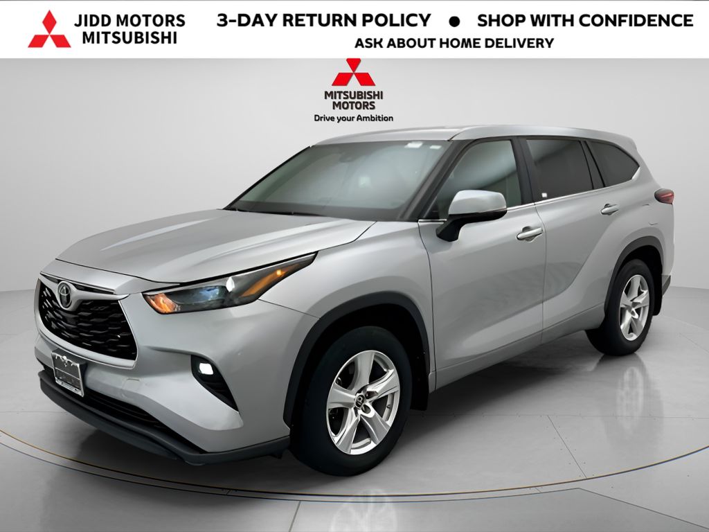 Silver 2024 Toyota Highlander LE AWD SUV / Crossover All-Wheel Drive 8-Speed Automatic