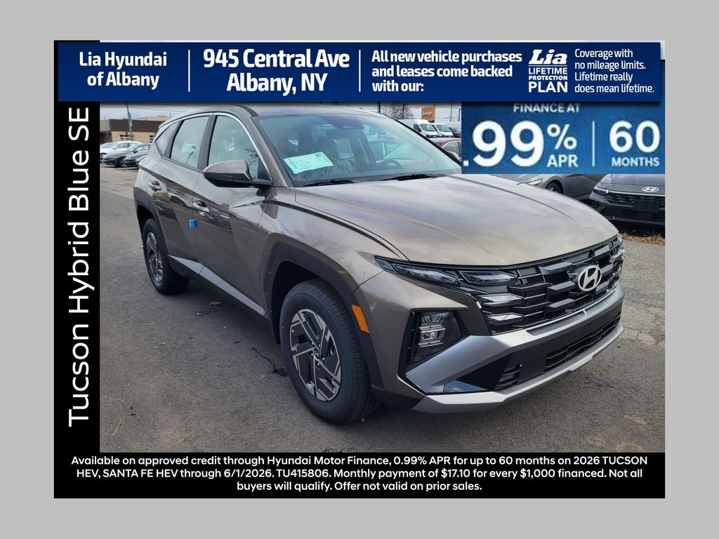 Cashmere Bronze 2026 Hyundai Tucson Hybrid Blue AWD SUV / Crossover All-Wheel Drive 6-Speed Automatic