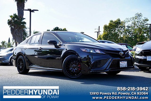 Midnight Black Metallic 2023 Toyota Camry Sedan Front-Wheel Drive 8-Speed Automatic