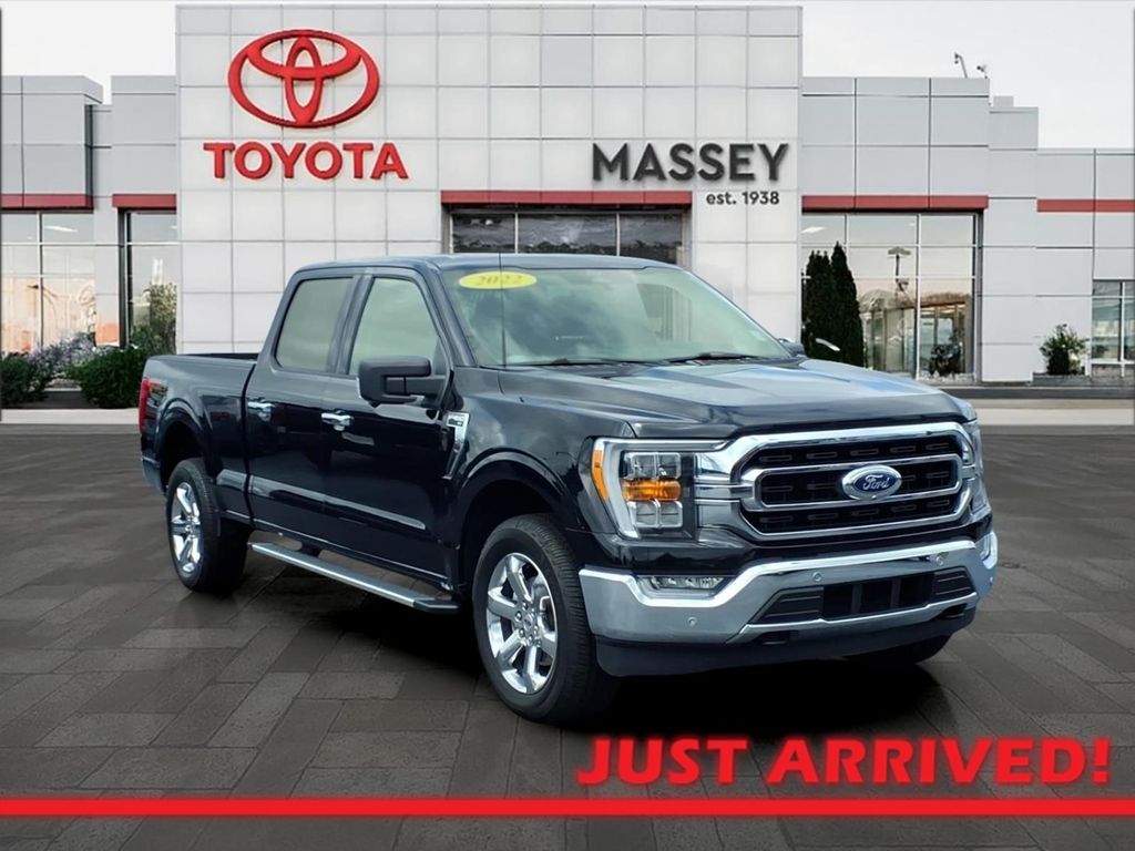 Black Metallic 2022 Ford F-150 Pickup Truck Four-Wheel Drive Automatic