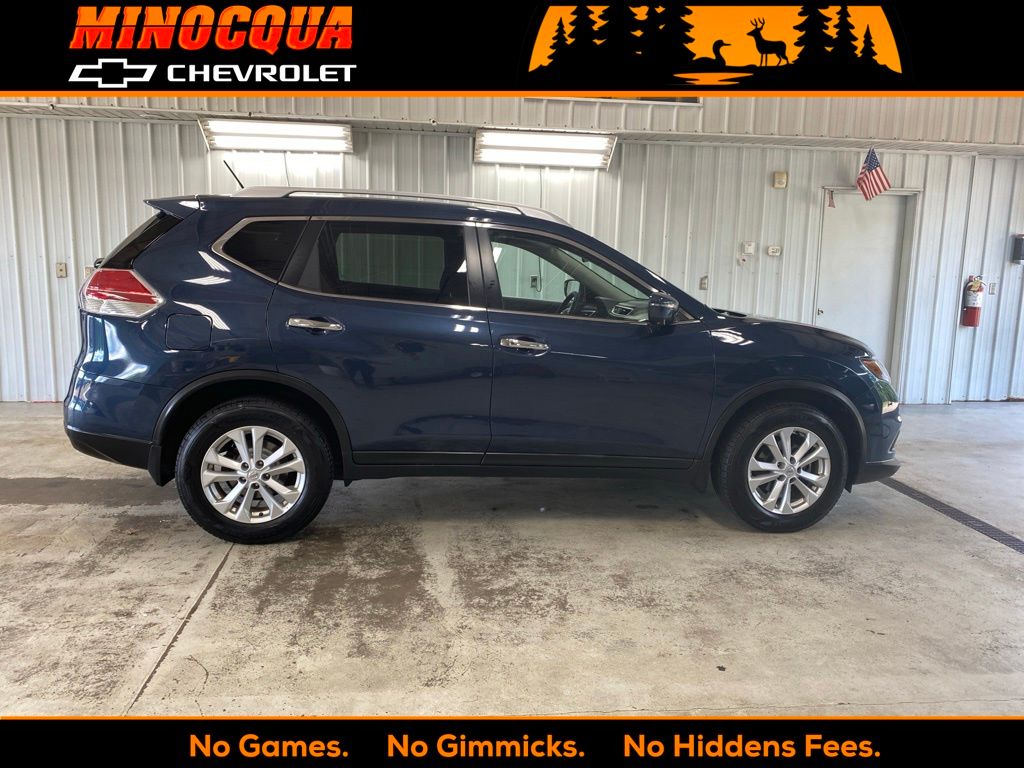Arctic Blue Metallic 2016 Nissan Rogue SUV / Crossover All-Wheel Drive Continuously Variable Transmission