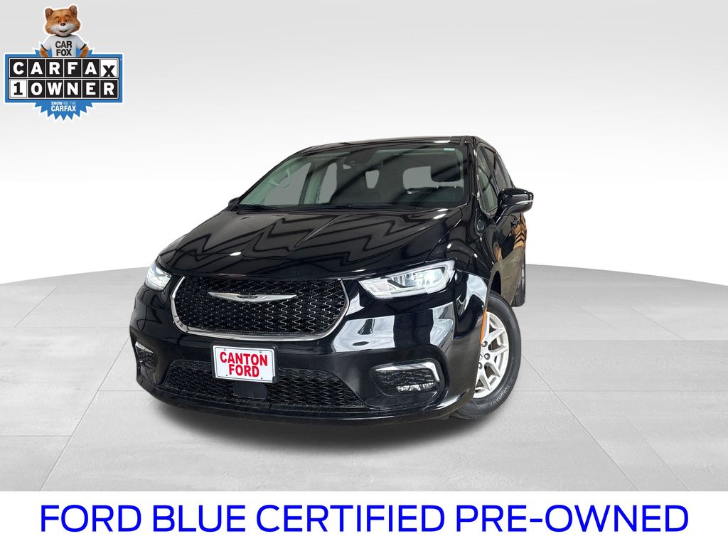 Diamond Black Crystal Pearlcoat 2024 Chrysler Pacifica Touring L FWD Minivan Front-Wheel Drive 9-Speed Automatic