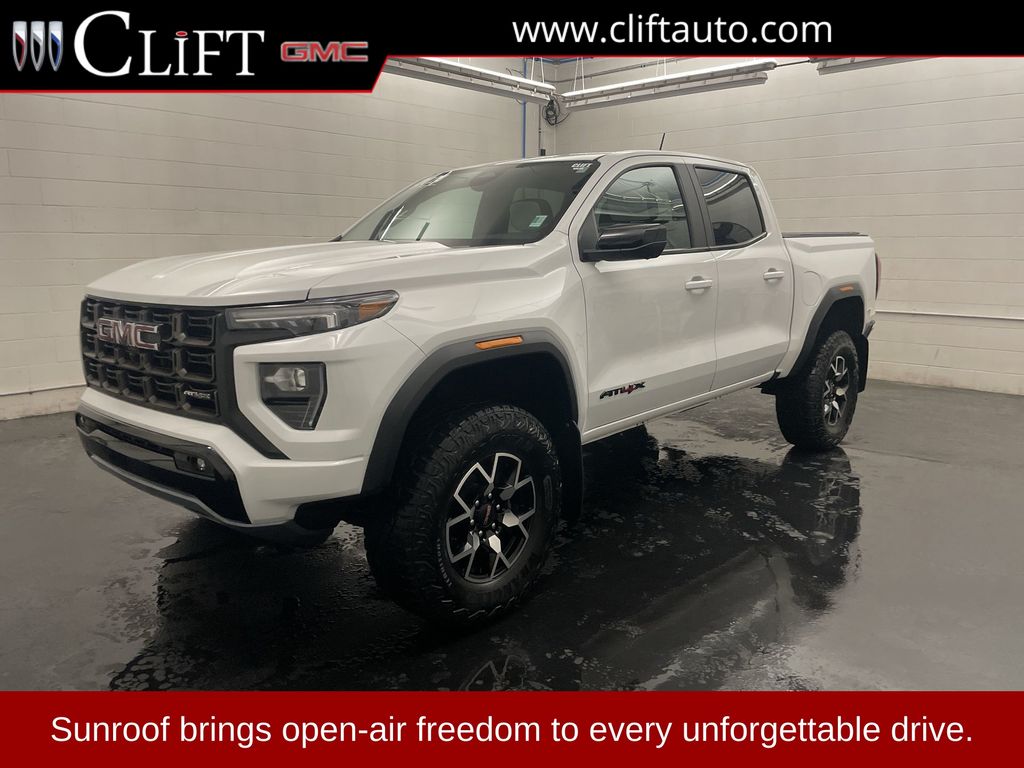 Summit White 2024 GMC Canyon Pickup Truck Four-Wheel Drive 8-Speed Automatic