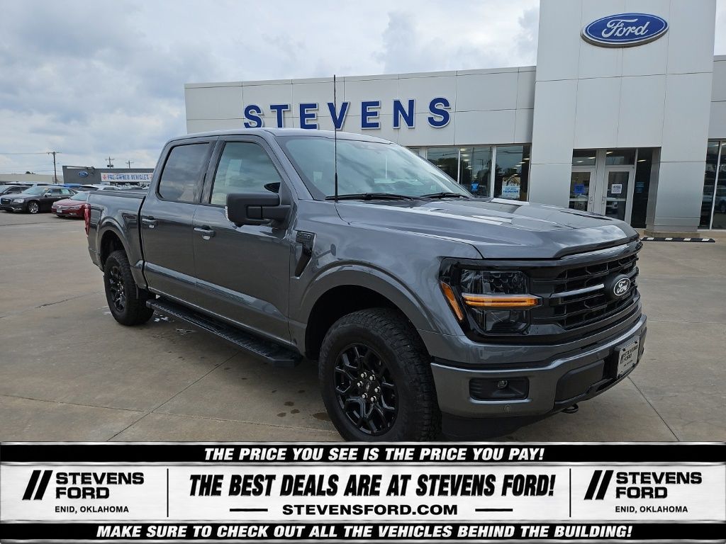 Carbonized Gray Metallic 2025 Ford F-150 Pickup Truck Four-Wheel Drive Automatic