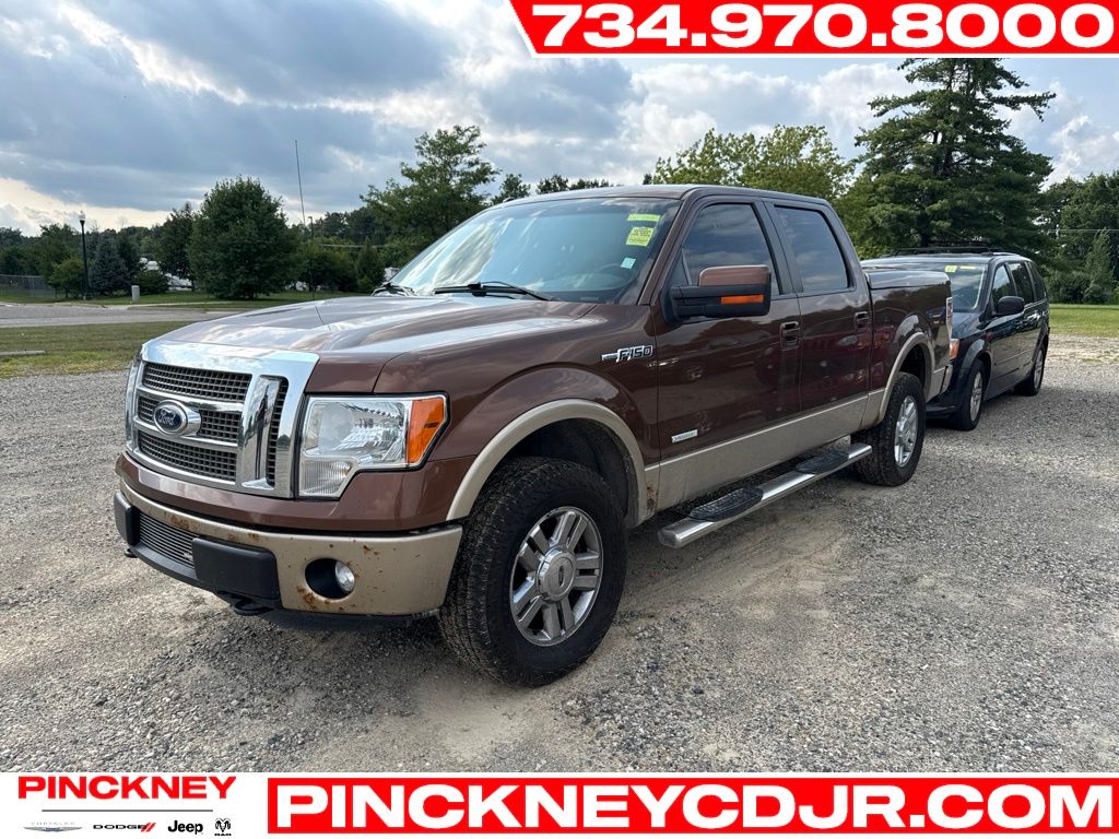 Brown 2012 Ford F-150 Pickup Truck Four-Wheel Drive 6-Speed Automatic