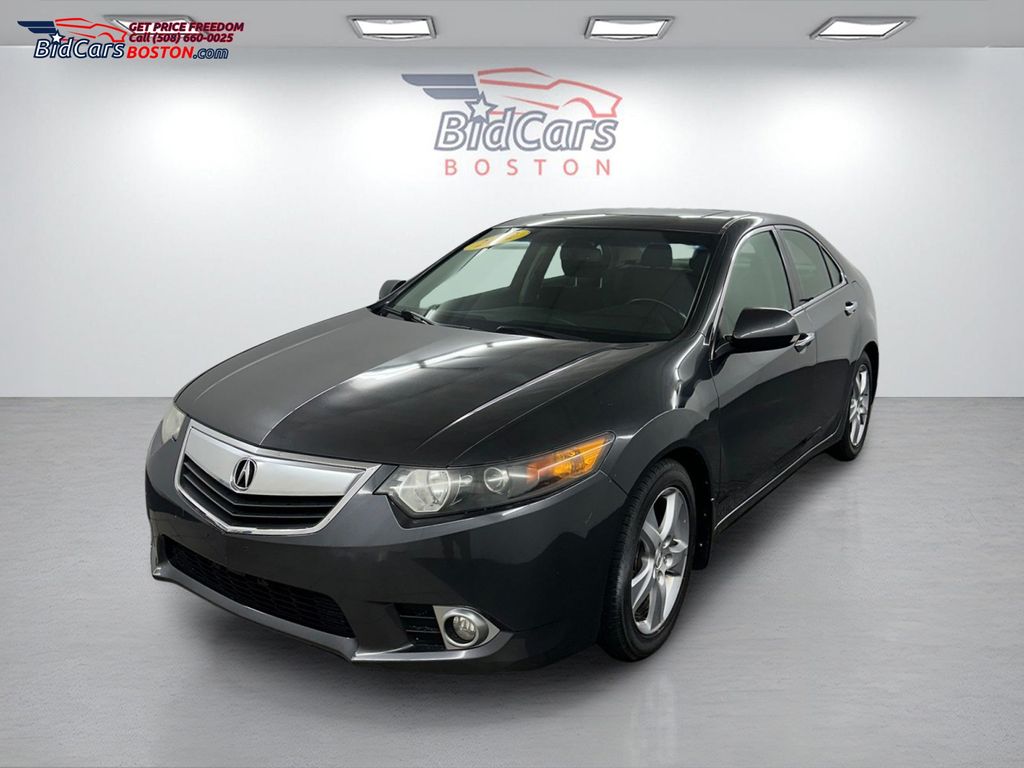 Gray 2012 Acura TSX Sedan FWD Sedan Front-Wheel Drive 5-Speed Automatic