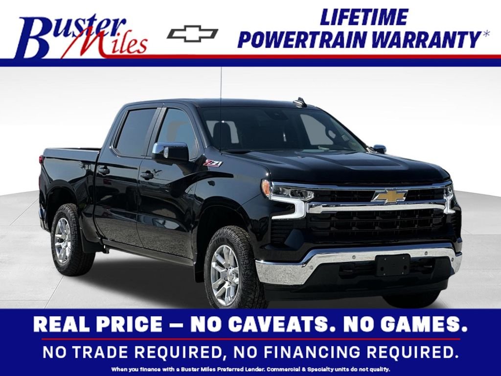 Black 2026 Chevrolet Silverado 1500 Pickup Truck Four-Wheel Drive Automatic