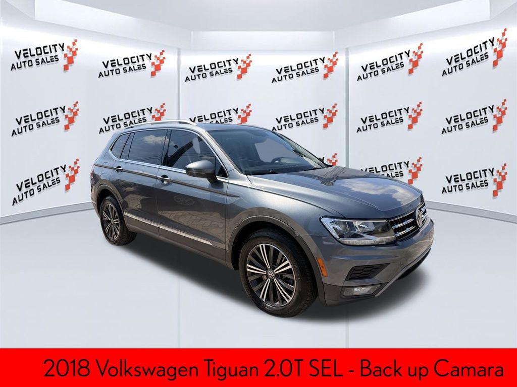 Platinum Gray Metallic 2018 Volkswagen Tiguan SUV / Crossover Front-Wheel Drive 8-Speed Automatic