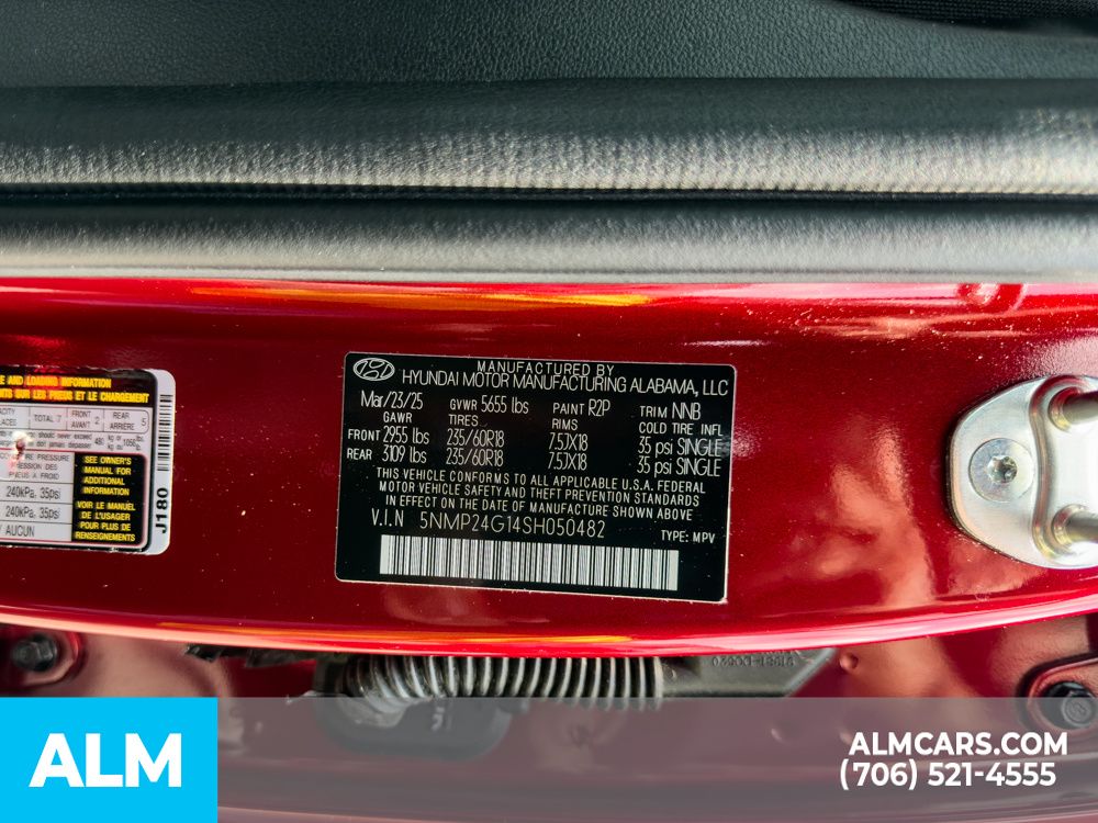 Used 2025 Red Hyundai SEL image 15